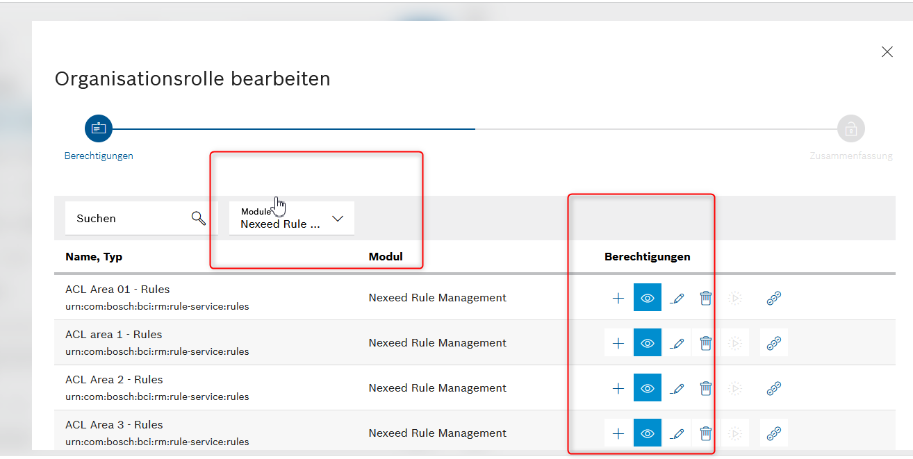 MACMA User Role Permissions