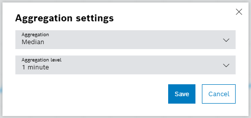 Aggregationseinstellungen