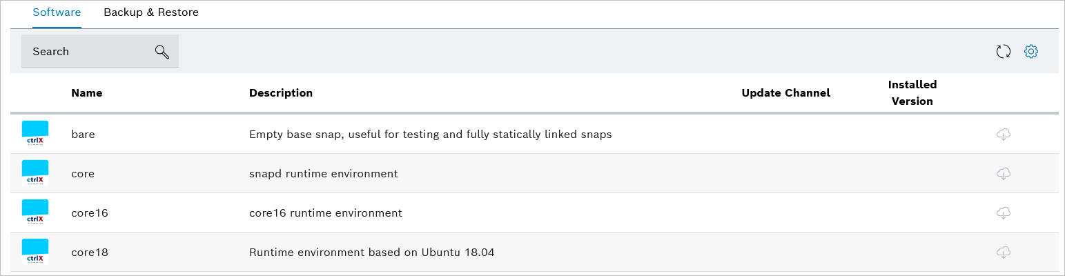 DevicePortal_SoftwareList