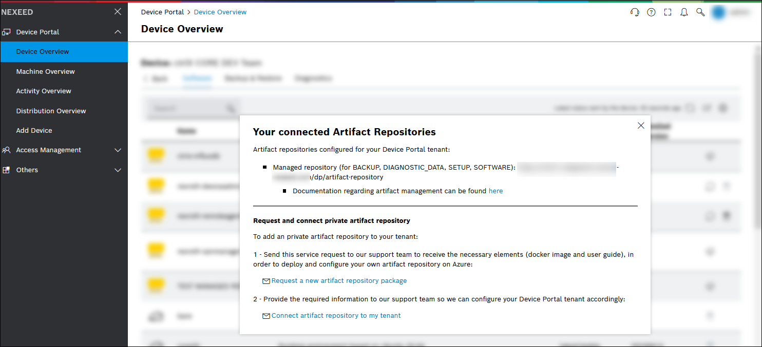DevicePortal_ConnectedArtifactRepositoryWithoutManaged