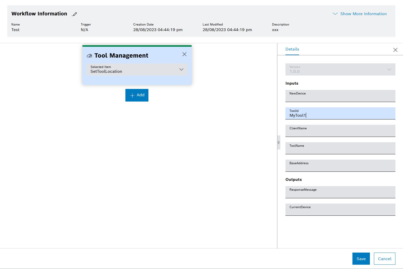 eng workflow editor 6 add module