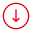 arrow-down-red-frame
