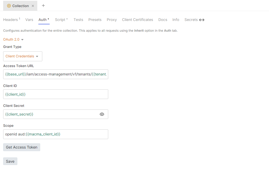 bruno collection auth