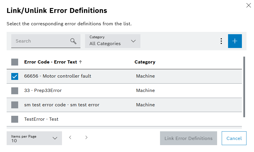 Manage or create a new error definition for a device :: Nexeed Learning ...