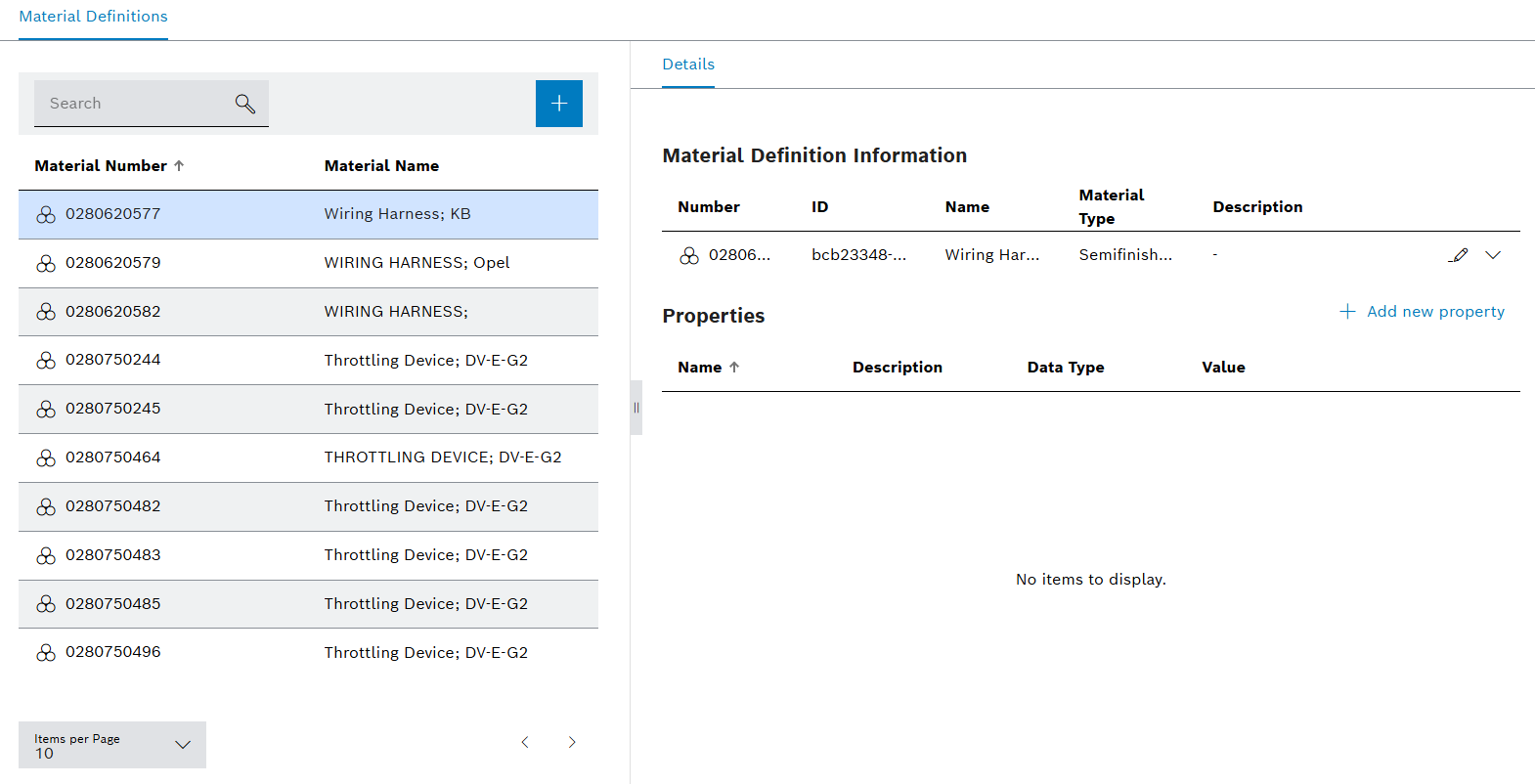 Material Definition