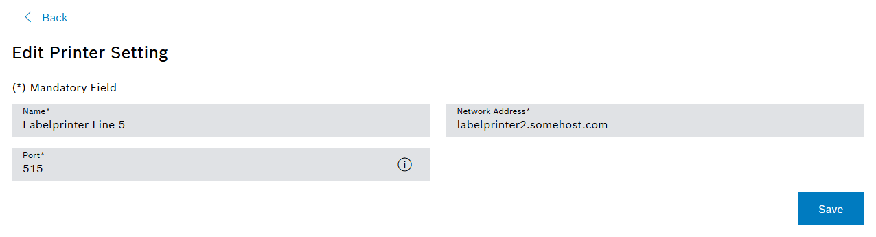 edit printer setting