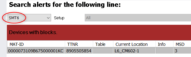 MaterialInfoPanel LocationConfig Dropdown