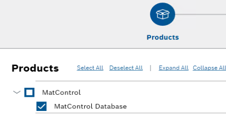 mes installer matcontrol db
