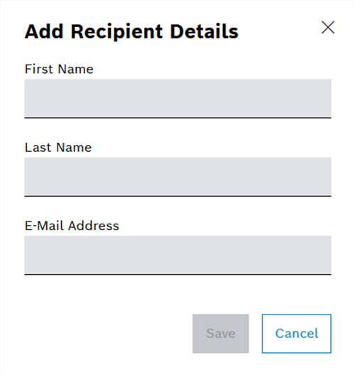 notification Service_Recipients Add new recipient