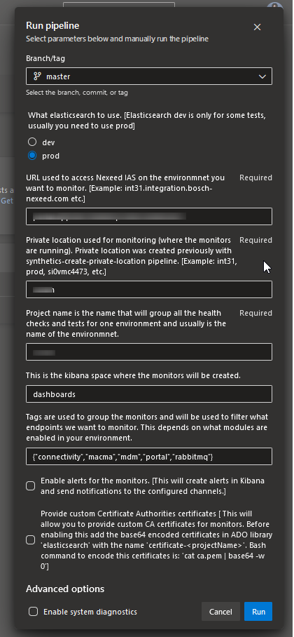 Synthetics Monitors