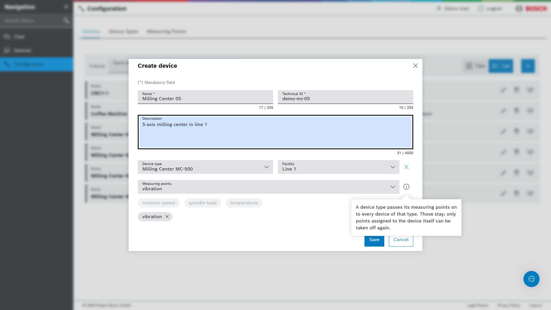 Create device