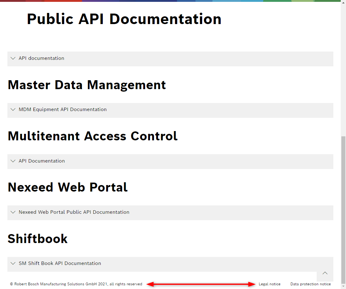 api doc footer
