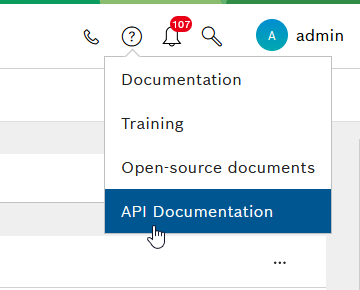api doc menu