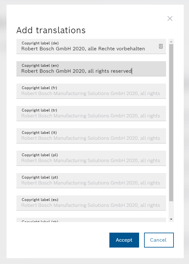 global settings i18n